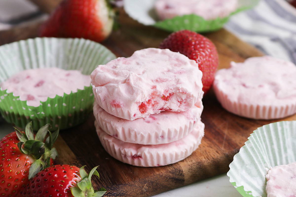 Simple, Delicious Strawberry Cream Cheese Fat Bombs Perfect Keto