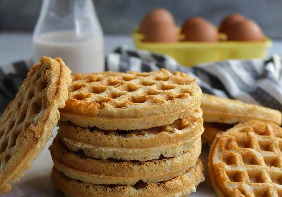 Crispy Vanilla Protein Waffles Perfect Keto