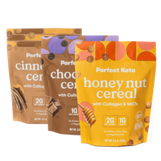 3 Flavors of Perfect Keto Cereal