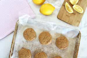 Low Carb Lemon Cashew Cookies